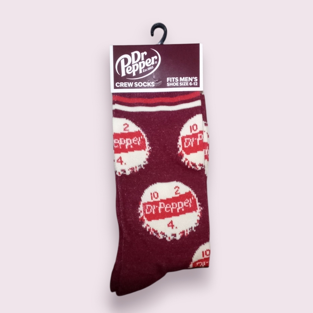 Dr Pepper Crew Socks